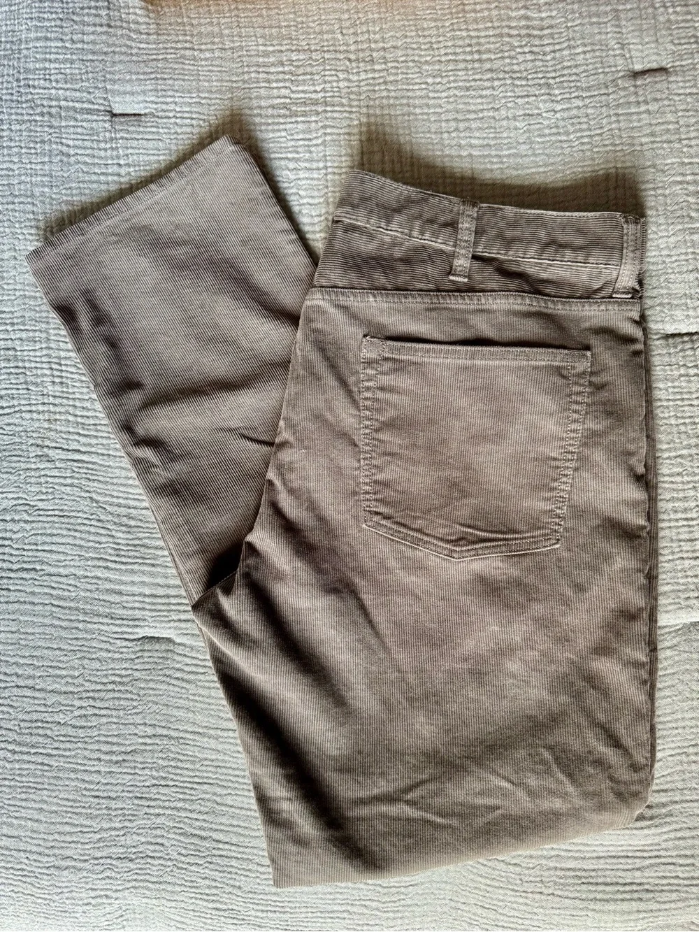 J. Crew Men's Taupe Corduroy Pants
